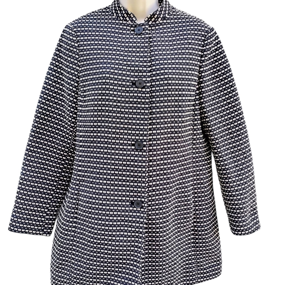 Anne Klein Black and White Blazer